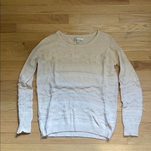 Lauren Conrad pink sweater